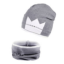 Трикотажний комплект. Шапка і снуд для дівчинки TuTu арт. 3-004652(52-56)