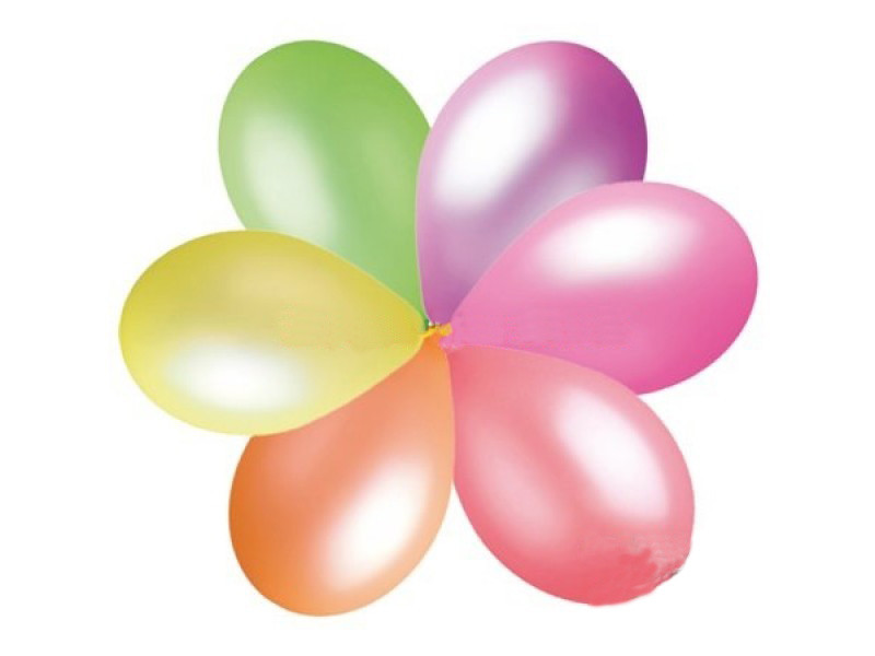 Кулі повітряні неонові Мікс 7"(19см) 100шт., фото 1