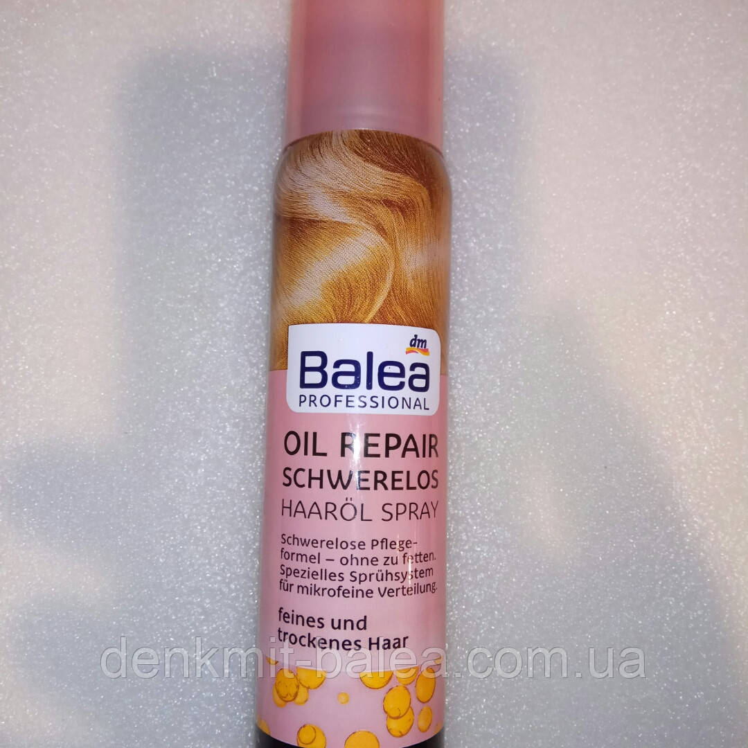 Спрей для ухода за волосами с маслом роз Balea Oil Repair Haaröl Spray 100 мл - фото 2 - id-p278153234