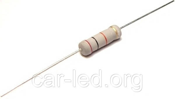680 om (MOF 2W) ± 5% Pезистор вивідний (в стрічці)