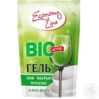 Гель для миття посуду Economy Line алое вера д/п 450г