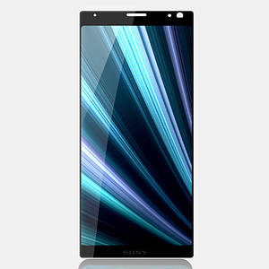 Захисне скло для Sony Xperia 10 Plus чорне