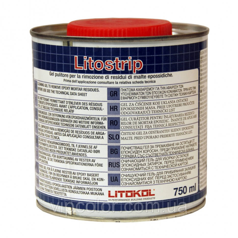 Чистячий засіб для плитки Litokol Litostrip 750мл LSTRP0750