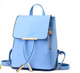Прогулянкова жіноча сумка-рюкзак Ангеліна в класичному стилі, з еко-шкіри, фото 9