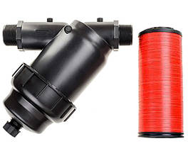 Фільтр 1 1/4" Irtech SantechPlast для крапельного поливу, дисковий.
