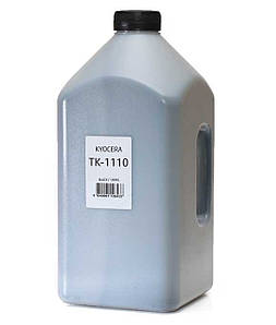 Тонер для Kyocera TK-1110 (чорний порошок) сумісний, 1000 грам / каністра ( ~ 11 х заправок)