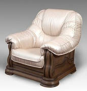 Крісло у шкірі "Гризлі"