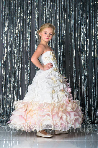 Шикарное детское выпускное платье для девочки Silk Road на утренник ...