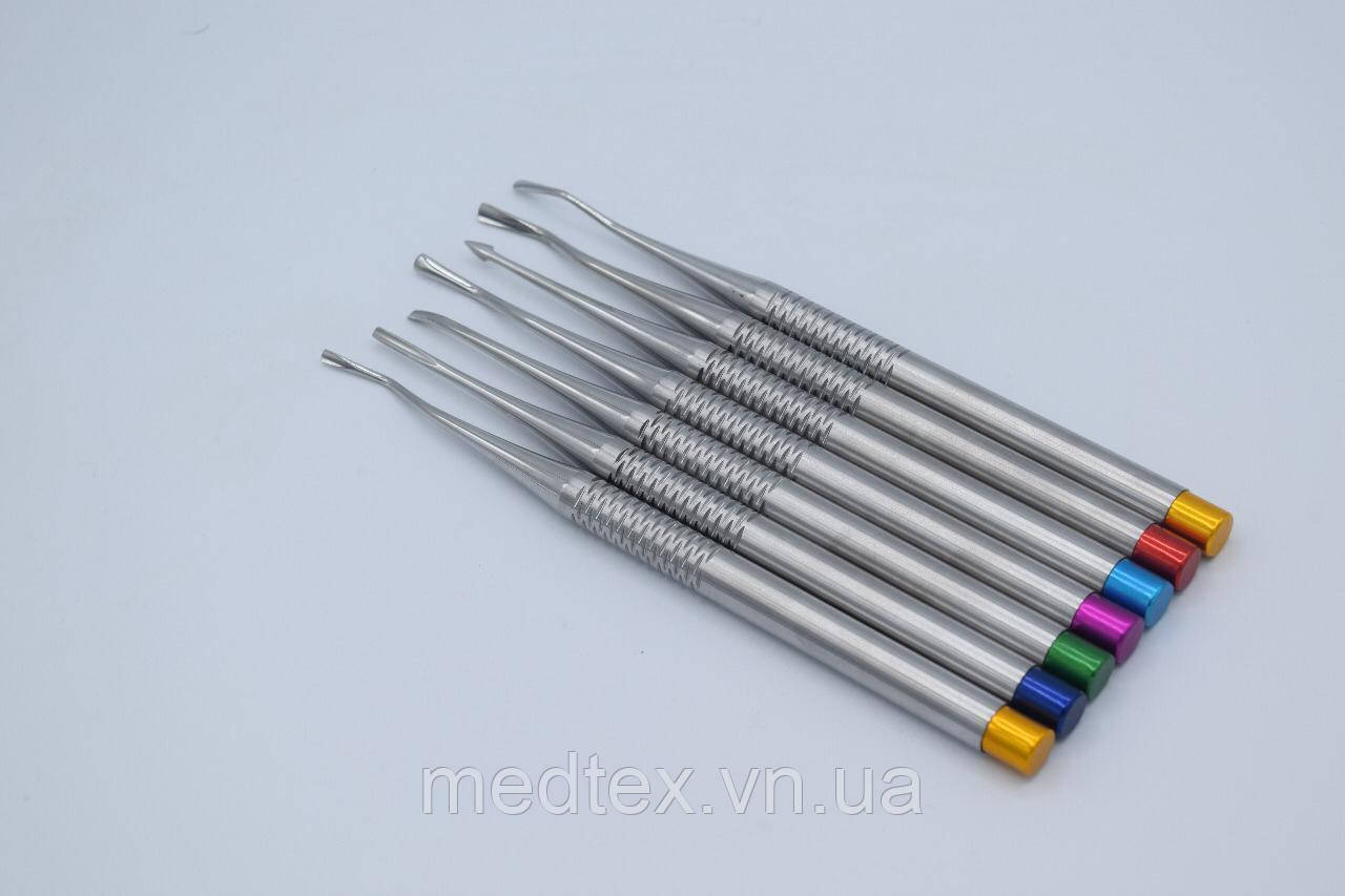 Набір мініелеваторів хірургічних із зубчиками, фото 1