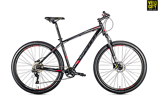 Велосипед Spelli SX-6900 27,5" 2019 чорно-червоний