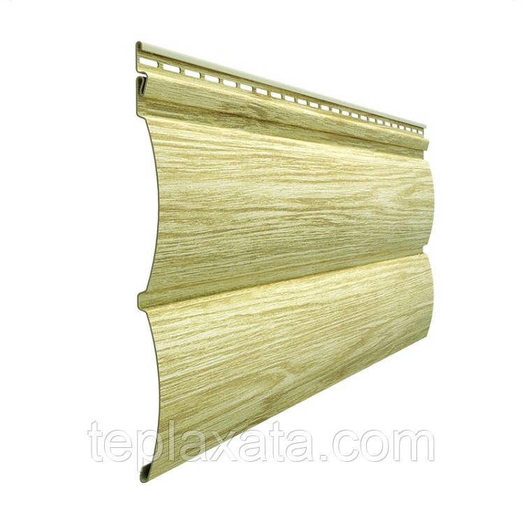 Сайдинг блок-хаус під дерево DOCKE LUX Wood Slide, D4,7T яблуня (0,878 м2)