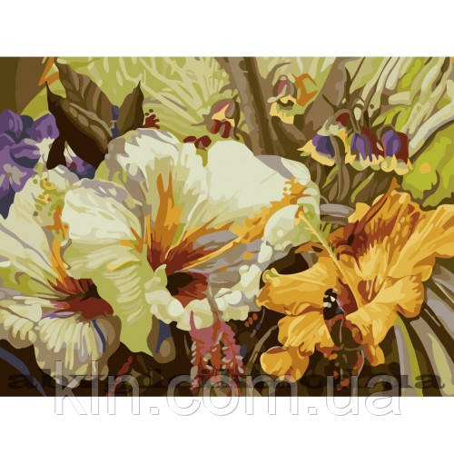Картина за номерами Menglei Квітка з позначником VD026 30 х 40 см, фото 1