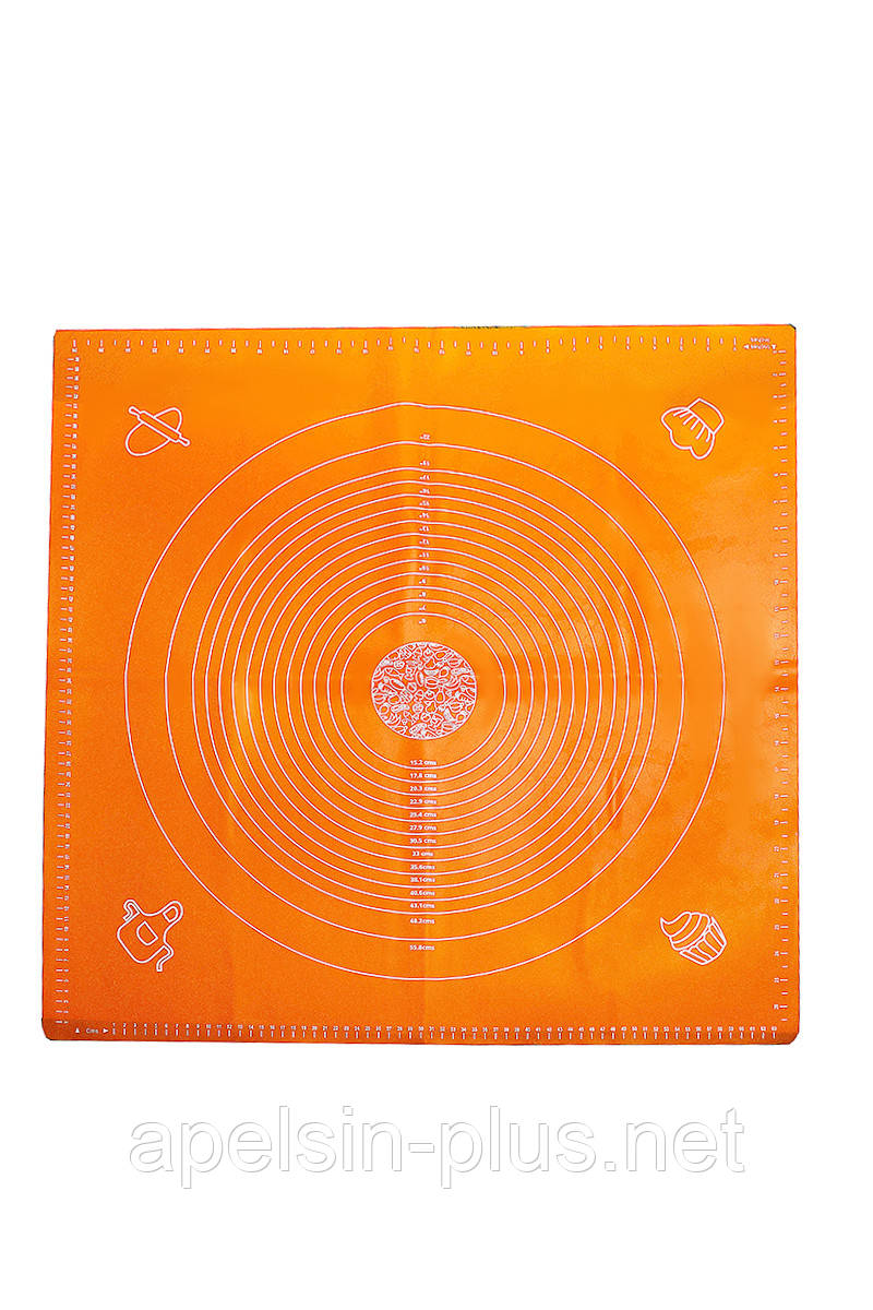 Силіконовий кондитерський килимок із розміткою 70 см 69,5 см