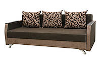 Мебельная ткань рогожка микро-гобелен ширина 150 см сублимация 3031-коричневый
