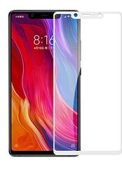 Захисне скло Full Screen для Xiaomi Mi8 SE Біле