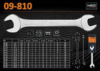 Ключ рожковый 10x11мм, NEO 09-810