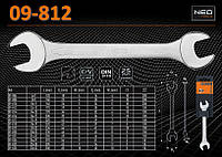 Ключ рожковый 12x13мм, NEO 09-812