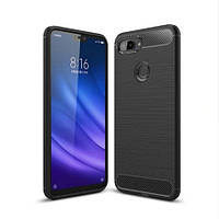 Чохол Carbon для Xiaomi Mi 8 Lite Чорний