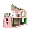 Кукольный домик с балконом МДФ, 58х31х53см., фото 2
