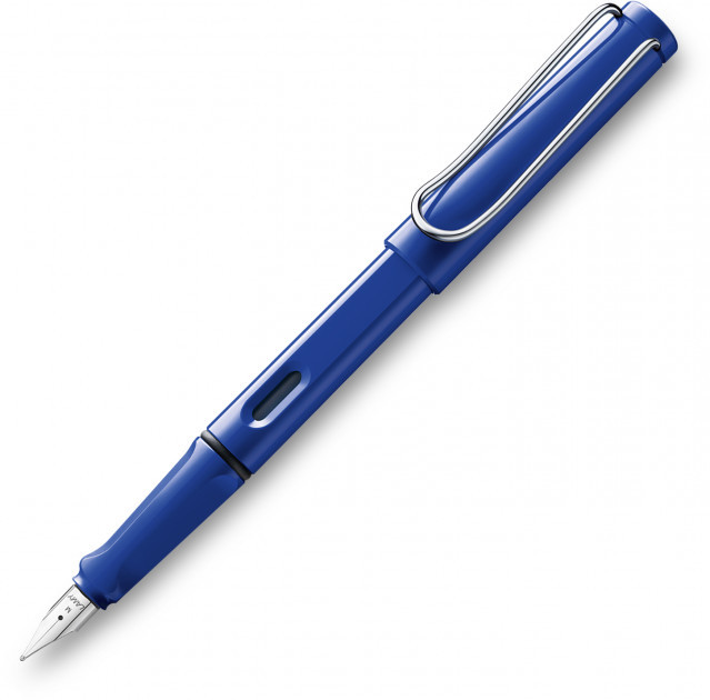 Ручка Чорнильна Lamy Safari Синя F / чорнила T10 Сині (4014519273684)
