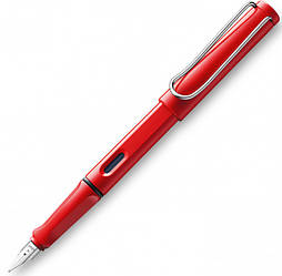 Ручка Чорнильна Lamy Safari Червона F / чорнила T10 Сині (4014519272298)