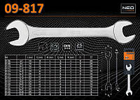 Ключ рожковый 17x19мм, NEO 09-817