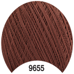 Турецкая пряжа для вязания Altin basak Maxi (МАКСИ) мерсеризованный хлопок 9655 коричневый