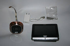 Відеовічко у двері з датчиком руху та записом на microSD