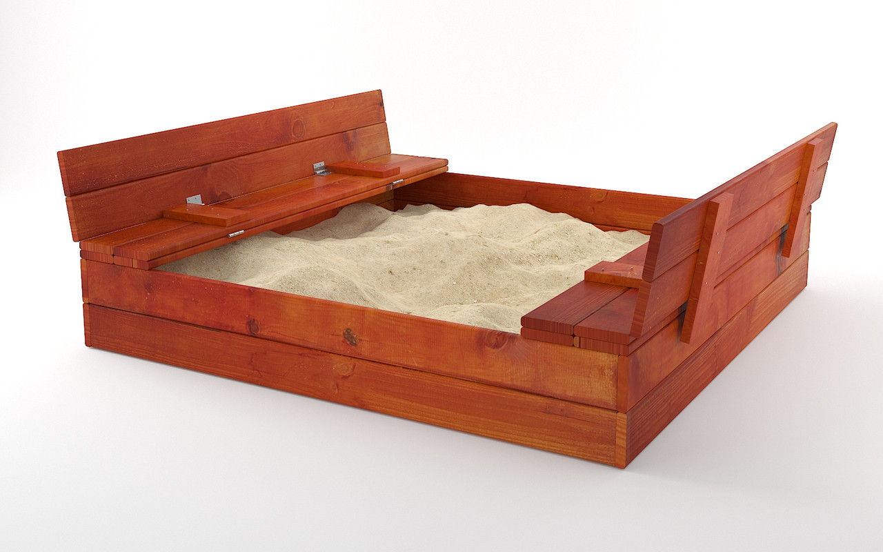 Детская игровая уличная песочница 120х120 см (песочница для детей) R ...