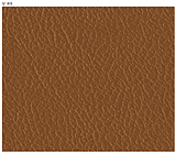 Табурет Teddy (Тедді) chrome шкірзам V-49 (світло-коричневий), фото 2