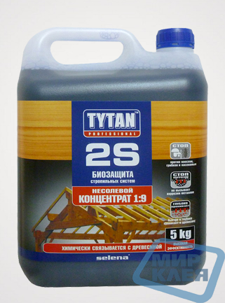 Антисептик для захисту деревини Титан (Tytan) 2S 5 кг