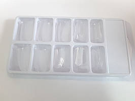 Верхня форма мала. 10 шт. (прозорі типси) Yre