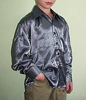 Подростковая детская рубашка на мальчика