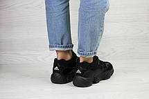 Модні жіночі кросівки Adidas Yeezy 500,чорні 36р, фото 3