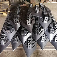 Лапа культиватора 10,25" 260 мм, h = 6,5 мм, бронесталь, між отв 43-47 мм, Will Rich/Case 47VP10257, фото 10