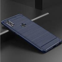 Чохол Carbon для Huawei P Smart 2019 Темно-синій