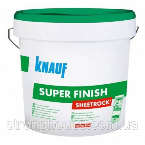 Knauf SuperFinish SHEETROCK, готова універсальна шпаклівка (1-3 мм), 28 кг