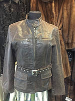 Куртка з натуральної шкіри куртка жіноча натуральна шкіра 44 розмір