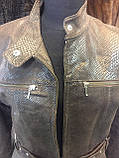 Куртка з натуральної шкіри куртка жіноча натуральна шкіра 44 розмір, фото 6