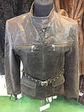 Куртка з натуральної шкіри куртка жіноча натуральна шкіра 44 розмір, фото 3