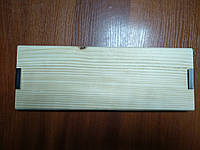 Полка деревянная в клетку для грызунов, 36-13,5-1,7 см (с крепежами)
