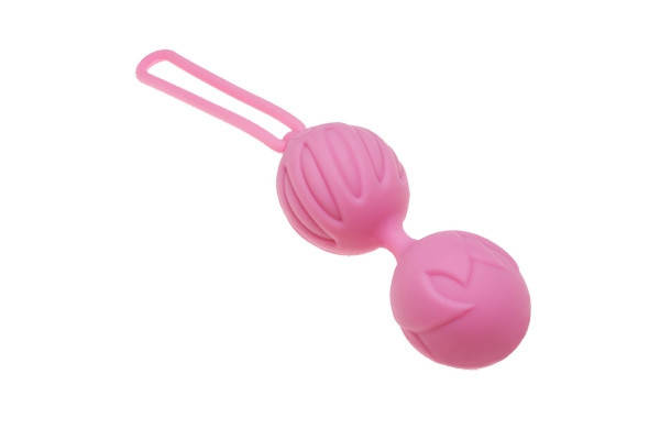 Вагінальні кульки Geisha Lastic Balls Pink (L), 3,9 см, фото 2