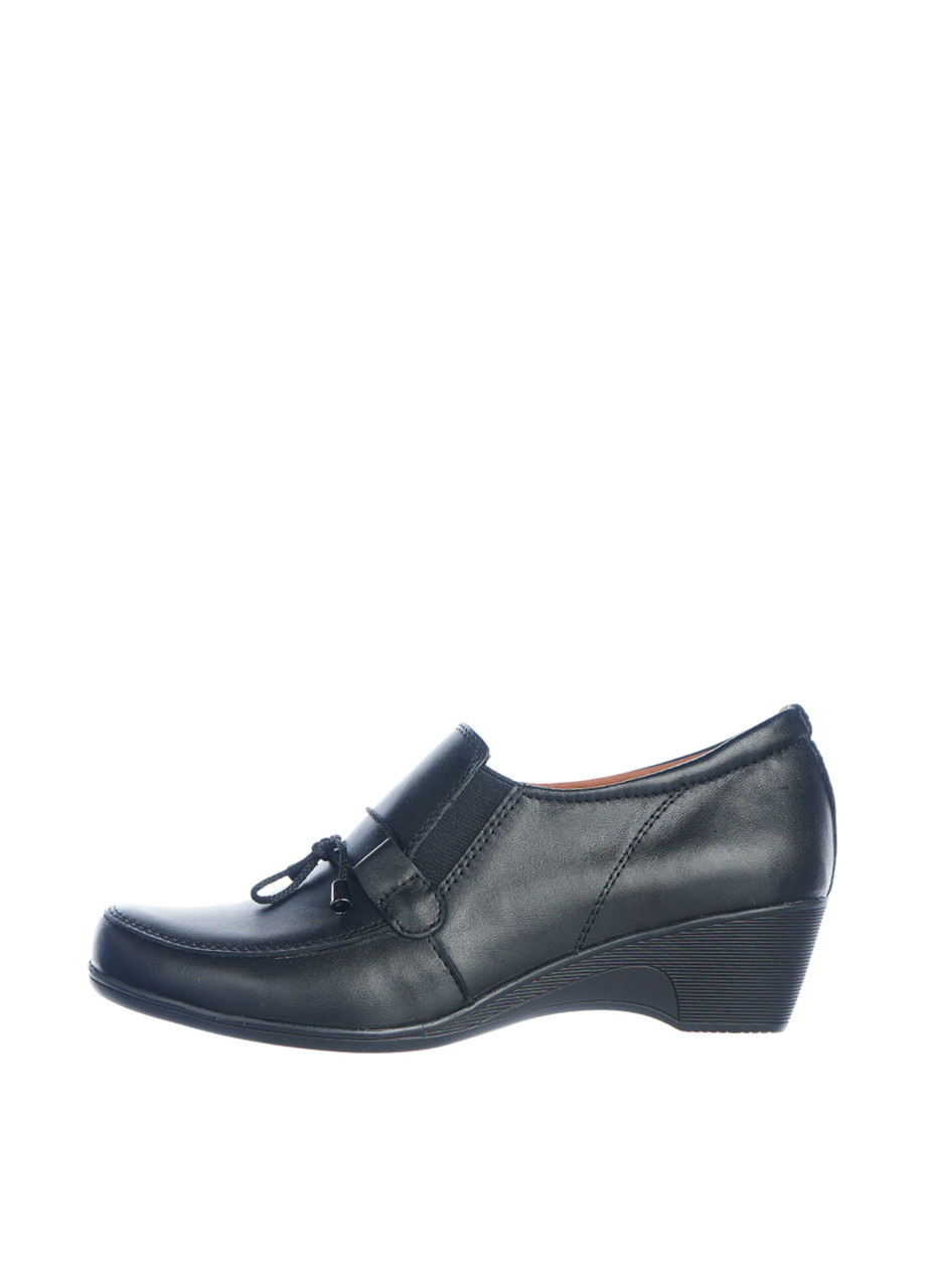 Туфлі Libero чорні натуральна шкіра виробництво Україна Lib404Kblack - розмір 38 (24,7 см) 23 см, 36, фото 1