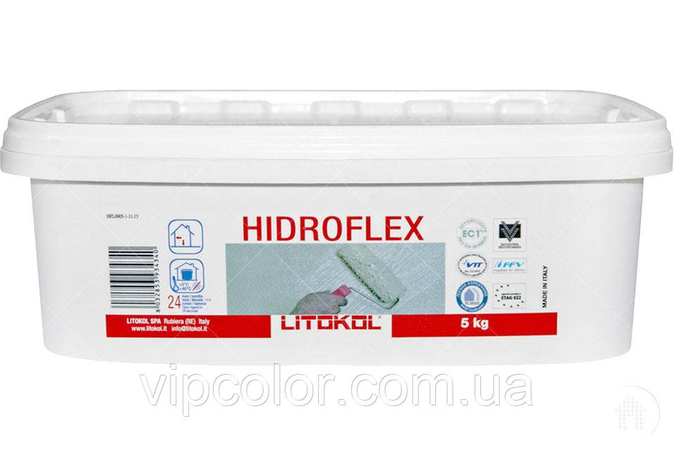 Однокомпонентная, готовая к применению, паста Litokol HIDROFLEX HFL0005 5 кг - фото 1 - id-p927818056