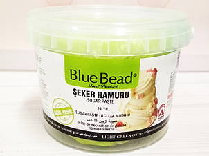 САХАРНАЯ МАСТИКА BLUE BEAD ( блю бид ) САЛАТОВАЯ, 1кг