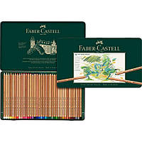 Набор пастельных карандашей Pitt 36 штук в металлическом пенале Faber-Castell