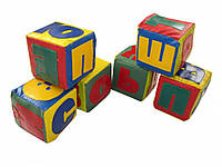 Детские мягкие кубики Алфавит 10-10-10 см