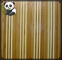 Бамбуковые обои "Полосатые 6+1/1", 0,9 м, ширина планки 8 мм / Бамбукові шпалери