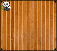 Бамбуковые обои "Зебра коричневая 1+1" 0,9 м, ширина планки 17/5 мм / Бамбукові шпалери
