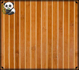 Бамбукові шпалери "Зебра коричнева 1+1", 2,5 м, ширина планки 17/5 мм / Бамбукові шпалери